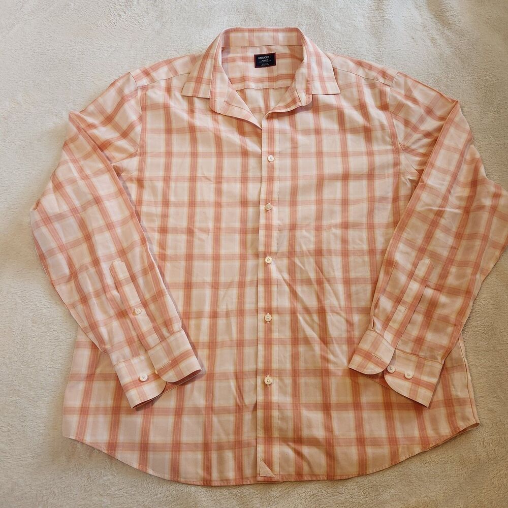 UNTUCKit Ravenswood Wrinkle-Free Plaid Button Down Shirt - Men's XL Regular